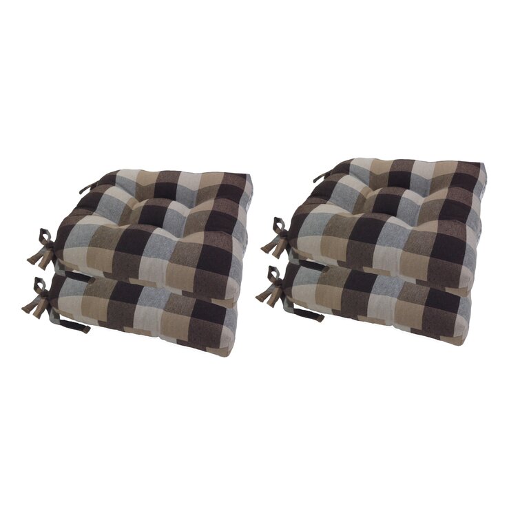 Outdoor chair cushions online buffalo plaid